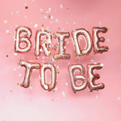Balloons Foil Bride To be Rose-Gold