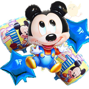 Balloons  Foil Mickey Mouse Pack of 5