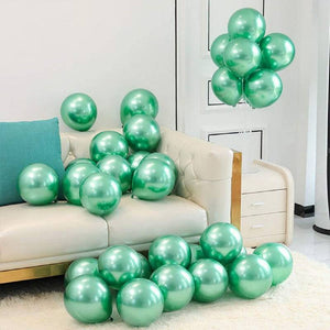 Balloons Metallic Light Green (single, 25 or 50 Balloons)