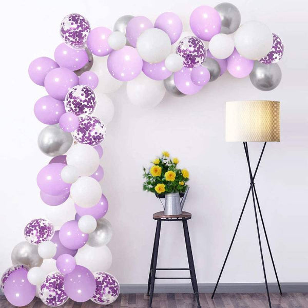Balloons Milky PURPLE Color 10 inches ( Single, 10 , 25, 50 or 100 balloons )