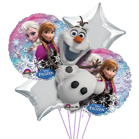 Balloons Foil Frozen Olaf Pack of 5