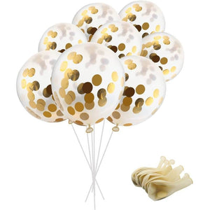 Balloons Confetti  Pack of 5 Golden