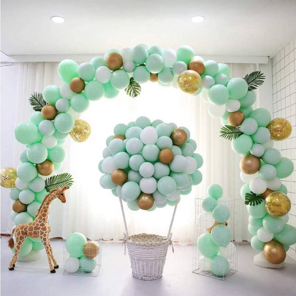 Balloons Milky Sea Green Color 10 inches ( Single, 10 , 25, 50 or 100 balloons )