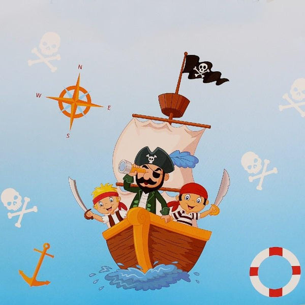 Banner Happy Birthday Pirates Theme - Basics.Pk