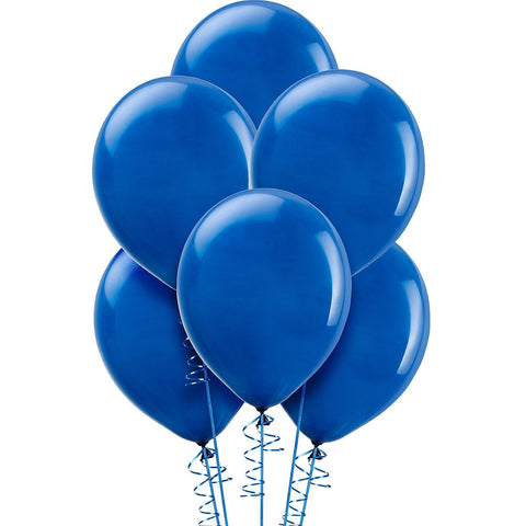 Balloons Plain Party Balloons Blue ( Single, 25, 50. 100 )