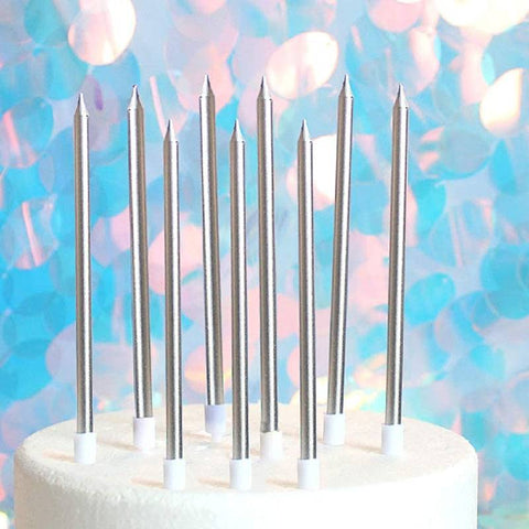 CANDLE  Silver 6 Pack