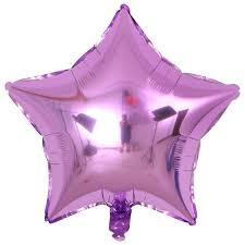Balloons Foil Star Shape Light Purple - Basics.Pk