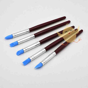 BRUSH Eraser Thin 5Pcs - Basics.Pk