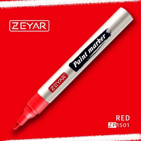 Zeyar Paint Markers Red - Basics.Pk