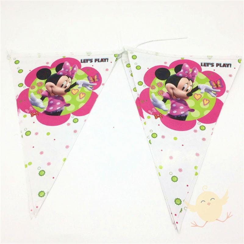 Flags Minnie Mouse for Party Decoration - Basics.Pk