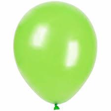 Balloons Plain Party Balloons Parrot Green (Single) - Basics.Pk