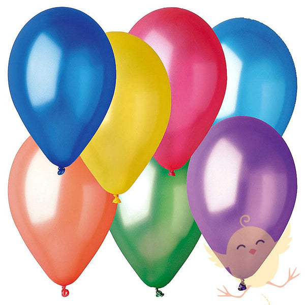 Balloons  Plain Party Mix 10" ( 10, 25, 50, 100pcs )