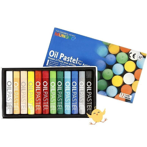 Mungyo Oil Pastels 12 (MOP-12) - Basics.Pk