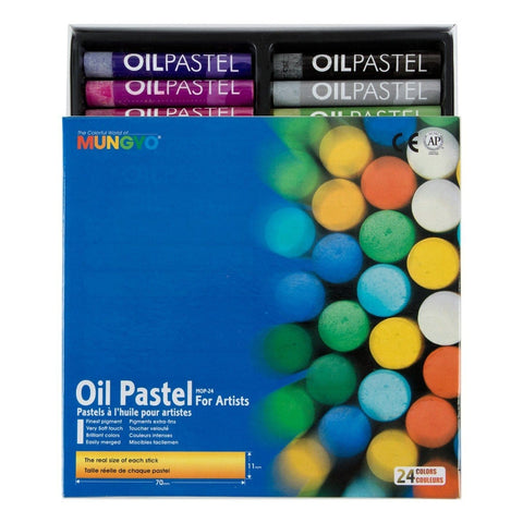 Mungyo Oil Pastels 24 (MOP-24) - Basics.Pk