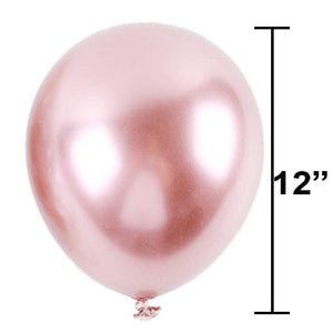 Balloons Metallic Rose Pink  12 Inch (single)