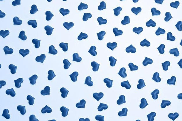 Balloons Confetti  Blue Hearts Pack of 5 - Basics.Pk